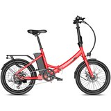 Fafrees F20 light 16.75Ah električno kolo - 250W motor 36V16.75Ah baterija 130KM doseg mehanska disk zavora - rdeča, (21221509) | Shoptok.si