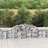  Lučne gabionske košare 11 kom 300x50x60/80 cm pocinčano željezo | shoptok.hr