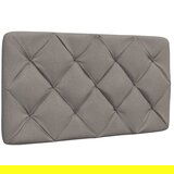 vidaXL Vzglavna stranica taupe 90 cm blago Cene