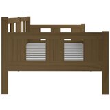  Dnevni ležaj od masivne borovine smeđa boja meda 90 x 190 cm | shoptok.hr