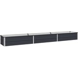  Povišeni vrtni krevet Antracit 240 x 40 x 24 cm | shoptok.hr