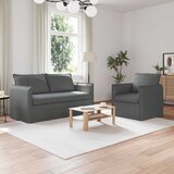  Set sofe 2 pcs Tamnosiva 156 x 82 x 85 cm Tkanina | shoptok.hr