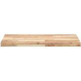 Stolna ploča 120x50x4 cm pravokutna od masivnog drva bagrema | shoptok.hr