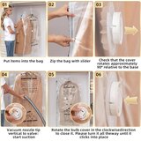 TAILI 2x viseča vakuumska vreča za oblačila 135×70cm | Shoptok.si