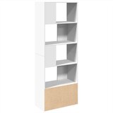  Regal za knjige bijeli 70 x 36 x 189 cm od konstruiranog drva | shoptok.hr