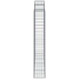  Lučne gabionske košare 2 kom 200x30x180/200cm pocinčano željezo | shoptok.hr