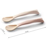 BabyOno Elastične žličice 2 komada, bež/roza | shoptok.hr