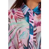 Awama Woman's Shirt A513 Pink/Flowers | Shoptok.si