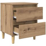 vidaXL Krevetne ormariće 2 pcs Umjetnički hrast 40 x 35 x 50 cm | shoptok.hr