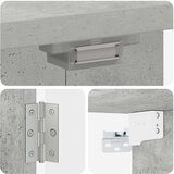 Kabinet za mete ZWOLLE Betonska siva 52,5 x 10,5 x 57,5 cm | shoptok.hr