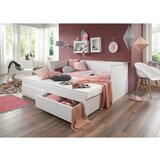 MID.YOU Mladinska Raztegljiva Postelja Timmi, Bela, 90-180x200 | Shoptok.si