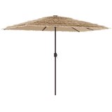  Vrtni suncobran s čeličnom šipkom smeđi 300x200x250 cm | shoptok.hr