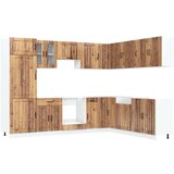  14-dijelni set kuhinjskih ormarića Lucca konstruiranog drva | shoptok.hr