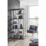 CARRYHOME regal 85/188/35 cm črna | Shoptok.si