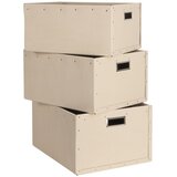 Bigso Box of Sweden Kartonaste škatle za shranjevanje s pokrovom v kompletu 3 ks Ture – | Shoptok.si