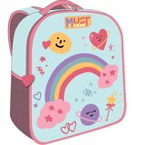 Luna Luna: Must Team 3D nahrbtnik za vrtec z mavričnim vzorcem 26x10x32 cm Cene