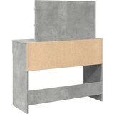 vidaXL Toaletni stolić s LED svjetlima siva boja betona 100x40x120 cm | shoptok.hr