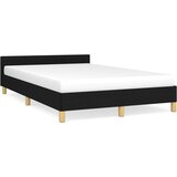  Okvir kreveta bez madraca crni 120x190 cm od tkanine | shoptok.hr
