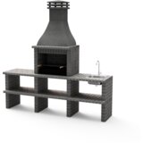 Movelar Khiva Plus + Modul - delovni pult + Modul - umivalnik s pipo - antracit | Shoptok.si