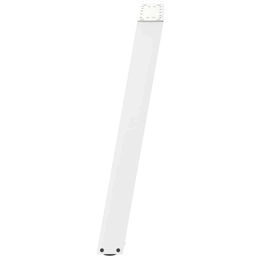  Noge za konzolno mizico v obliki črke U, 2 kosa, bele barve, 38 x (72-73) cm, jeklo | Shoptok.si