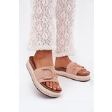 Boto Women's Platform Sandals With Decoration Pink Daphira | Shoptok.si