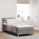  Krevet s opruga kutije Sivo-smeđa 90 x 200 cm tkanina | shoptok.hr