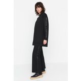 Trendyol Sweatsuit Set - Black - Relaxed fit Cene