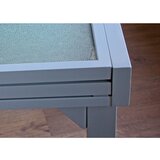 Garden Pleasure Vrtni blagovaonski stol sa staklenom pločom 90x90 cm Lola - | shoptok.hr