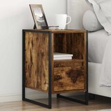 vidaXL Noćni ormarić s ladicama 2 pcs Dimni hrast 39,5 x 30 x 50 cm | shoptok.hr
