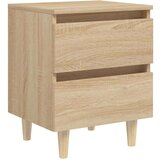  Nočna omarica z nogami 2 kosa sonoma hrast 40x35x50 cm, (20734761) | Shoptok.si