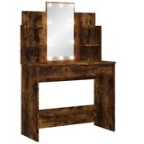  Toaletni stolić LED boja dimljenog hrasta 96 x 40 x 142 cm | Eponuda.com