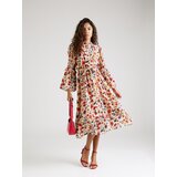 French Connection Obleka bež / oranžna / roza / rdeča | Shoptok.si