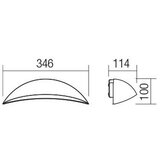  Redo 90235 - LED Spoljašnja zidna svetiljka PALMA LED/18W/230V IP54 antracit | Eponuda.com
