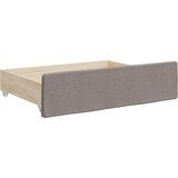 vidaXL Izvlečna dnevna postelja s predali taupe 80x200 cm blago, (20938730) | Shoptok.si