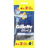 Gillette Blue 3 Smooth Brijač za jednokratnu upotrebu, 6 komada cene