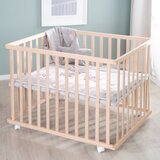 Roba Putni krevetić na kotačićima 100x75 cm u prirodnoj boji Jumbo Twins – | shoptok.hr