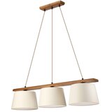 Luster na sajli AIDA 3xE27/15W/230V prečnik 25 cm hrast/krem | Eponuda.com