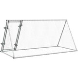  Kavez za kokoši srebrni 200 x 105 x 91 cm od pocinčanog čelika | Eponuda.ba
