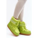 Boto Women's tied snow boots in olive green Soia | Shoptok.si