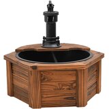  Vodena fontana s crpkom 57 x 57 x 53 cm od masivne jelovine | shoptok.hr