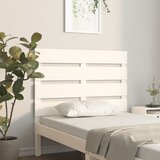  Uzglavlje bijelo 90 x 3 x 80 cm od masivne borovine | shoptok.hr