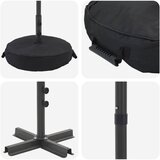  Vrtni Parasol s Podnožjem 200 x 300 cm Poliester Pravokutni | Shoptok.si