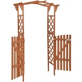 vidaXL pergola s vratima 116 x 40 x 204 cm od masivne jelovine | shoptok.hr