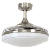 FANAWAY 212982- Plafonski ventilator EVORA 2xE27/20W/230V hrom + daljinski upravljač | Eponuda.com