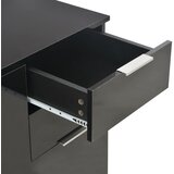  Komoda visoki sjaj crna 71x35x80 cm od konstruiranog drva | shoptok.hr