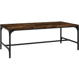 The Living Store Klubska mizica dimljeni hrast 80x50x35 cm inženirski les - Klubska Mizica, (21421363) | Shoptok.si