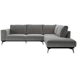 MID.YOU KOTNA SEDEŽNA GARNITURA, velurno temno siva | Shoptok.si
