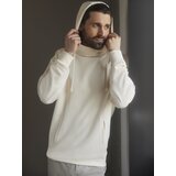 RUSSELL Ecru Sweatshirt Unisex Pure Organic High Collar Hooded Sweat | shoptok.hr