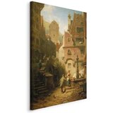  Slika - Carl Spitzweg – Well-Wisher Presenting Flowers 40x60 Standard | shoptok.hr