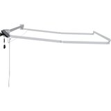  Električni sklopivi okvir tende Bijeli 3,5 x 2,5 m Aluminij | shoptok.hr